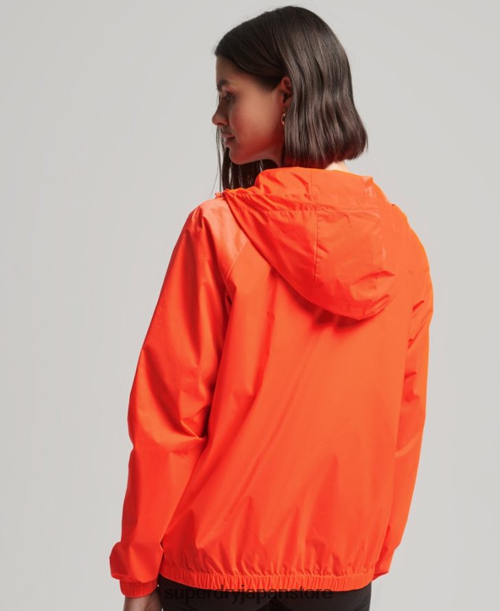エッセンシャルのフード付き軽量ジャケット 女性 Superdry 衣類 コーラル 2J62PZ5619