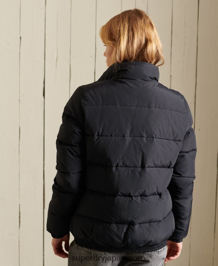 ソースレトロパファージャケット 女性 Superdry 衣類 濃い灰色 2J62PZ5625