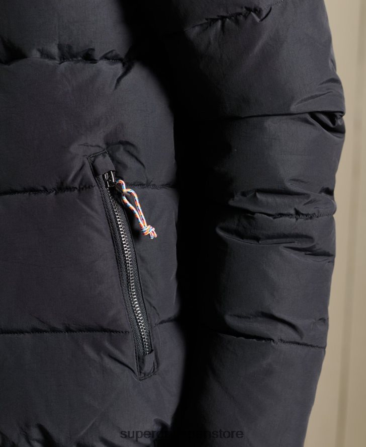 ソースレトロパファージャケット 女性 Superdry 衣類 濃い灰色 2J62PZ5625