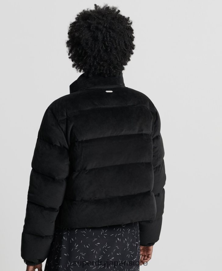 アルパインダウンパデッドジャケット 女性 Superdry 衣類 黒 2J62PZ5630
