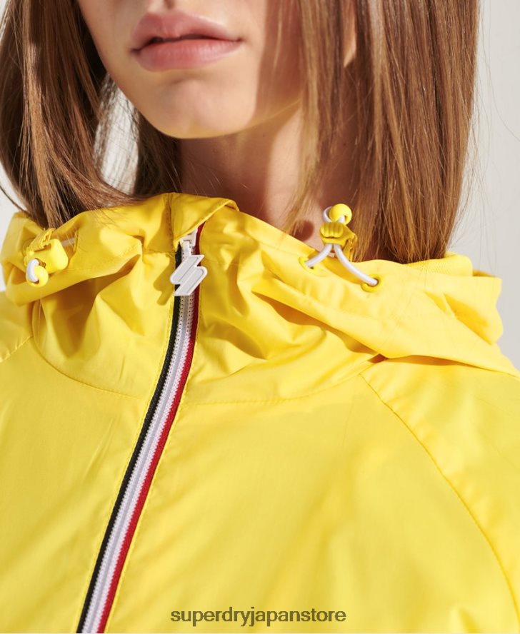 コードスポーツ軽量ジャケット 女性 Superdry 衣類 黄色 2J62PZ5637