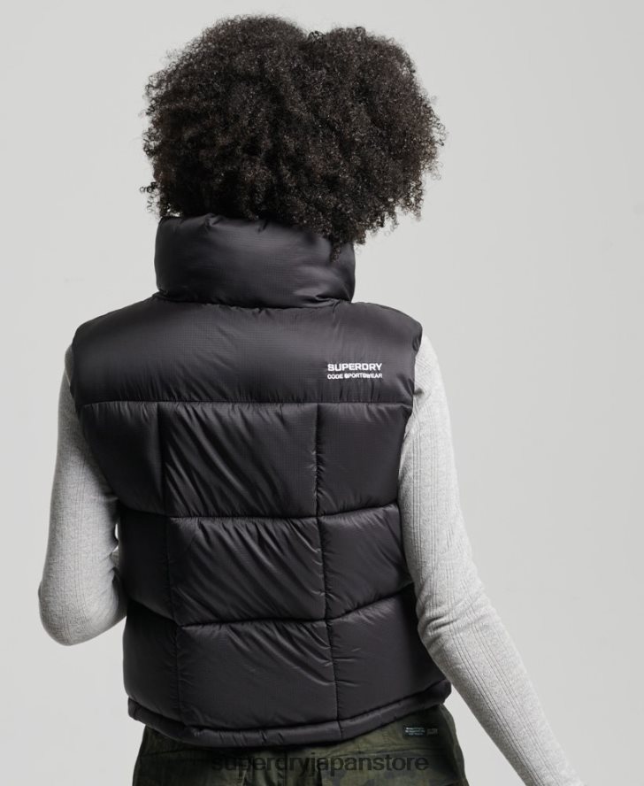 マウンテンスポーツジレ 女性 Superdry 衣類 黒 2J62PZ5646