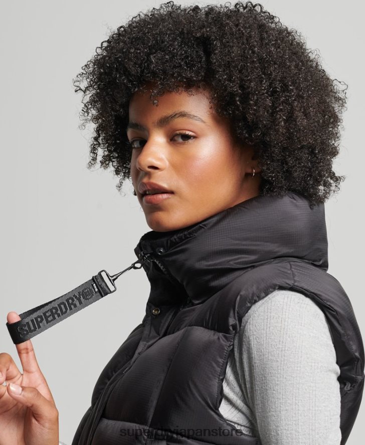 マウンテンスポーツジレ 女性 Superdry 衣類 黒 2J62PZ5646