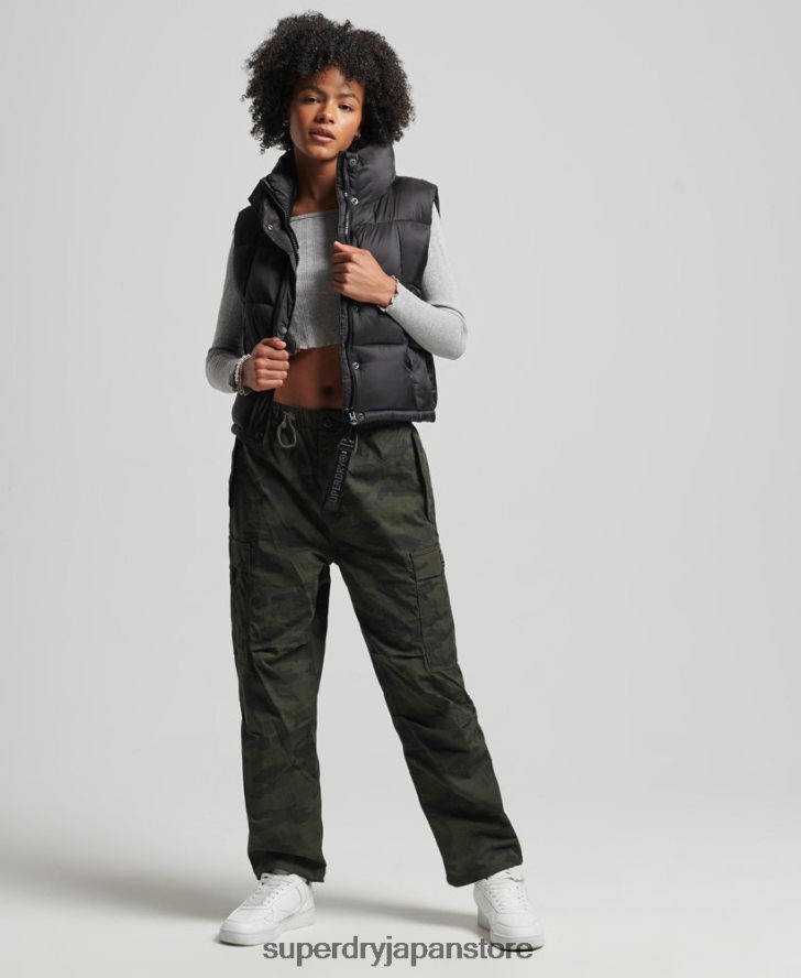 マウンテンスポーツジレ 女性 Superdry 衣類 黒 2J62PZ5646