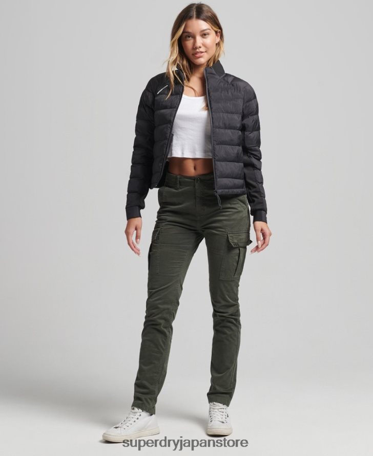 テックハイブリッドトラックジャケット 女性 Superdry 衣類 黒 2J62PZ5650