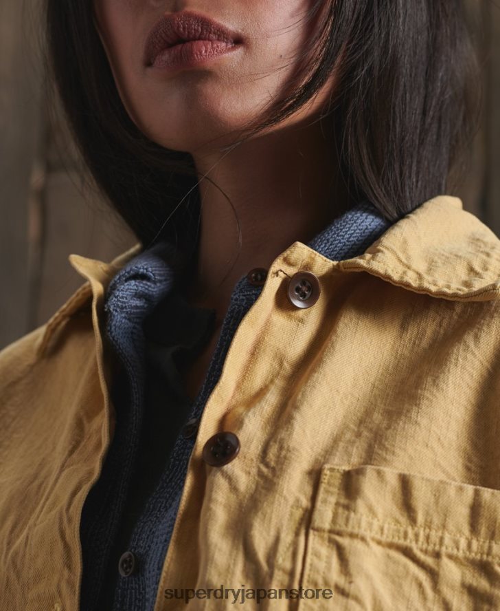 限定版ドライアーティストジャケット 女性 Superdry 衣類 黄色 2J62PZ5683