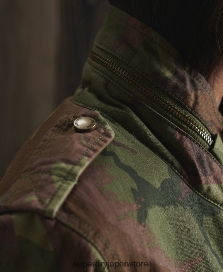 クラシックルーキーボーグジャケット 女性 Superdry 衣類 緑 2J62PZ5684