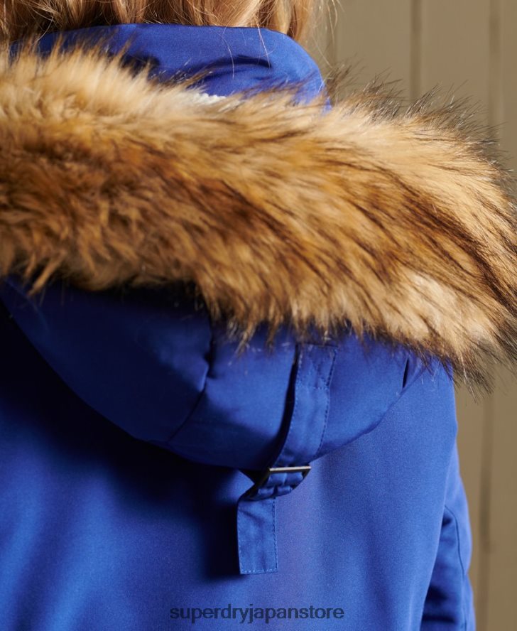 エベレストパーカーコート 女性 Superdry 衣類 青 2J62PZ5701