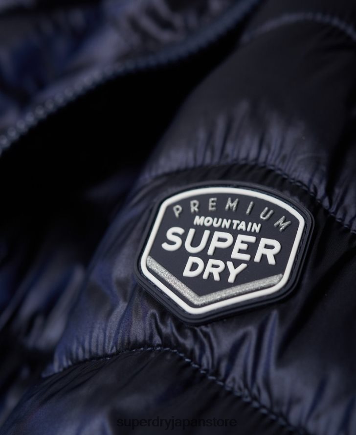 オフショア リュクス シェブロン フジ ジャケット 女性 Superdry 衣類 海軍 2J62PZ5703