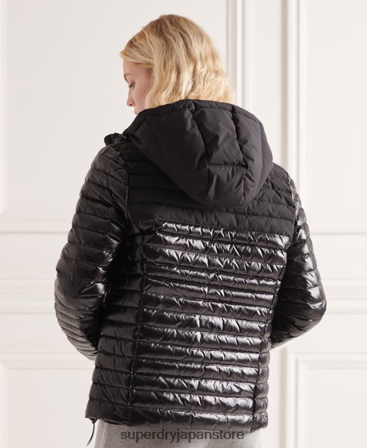 スタジオコントラストコアダウンジャケット 女性 Superdry 衣類 黒 2J62PZ5710