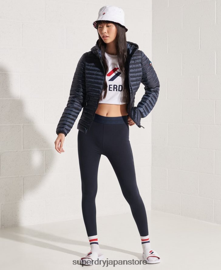 コアダウンジャケット 女性 Superdry 衣類 海軍 2J62PZ5719