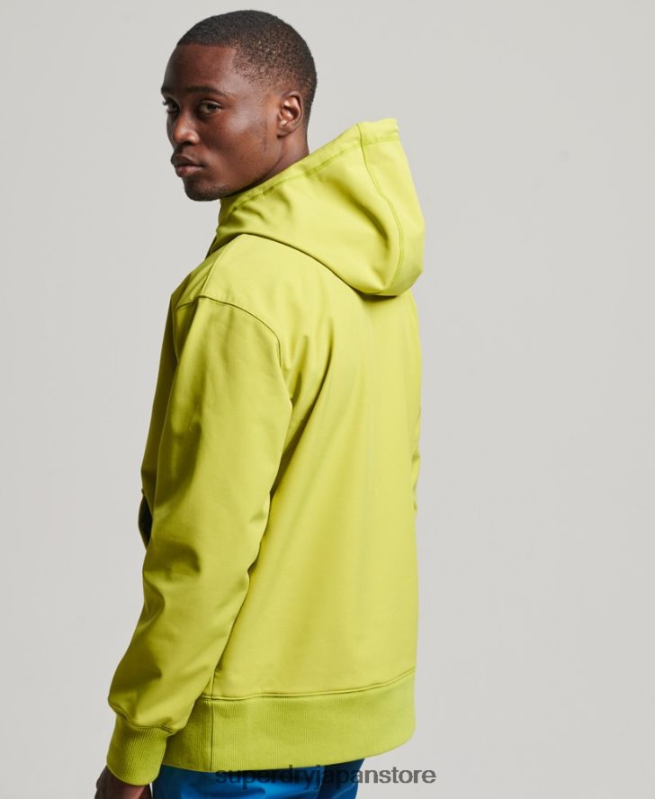 スノーテックパーカー 男性 Superdry 衣類 黄色 2J62PZ571
