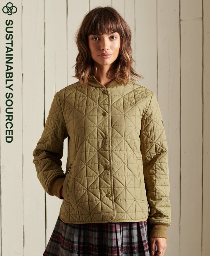 ライナージャケット 女性 Superdry 衣類 黄褐色 2J62PZ5732