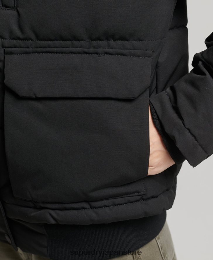 エベレスト ボンバージャケット 女性 Superdry 衣類 黒 2J62PZ5736
