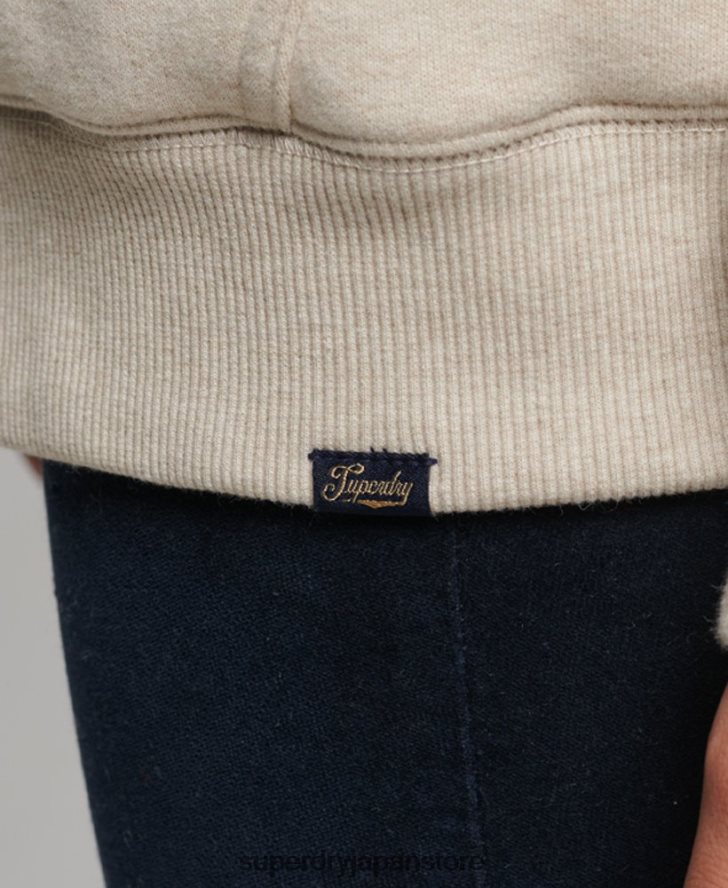 エッセンシャルボーグ裏地付きジップパーカー 女性 Superdry 衣類 クリーム 2J62PZ5743