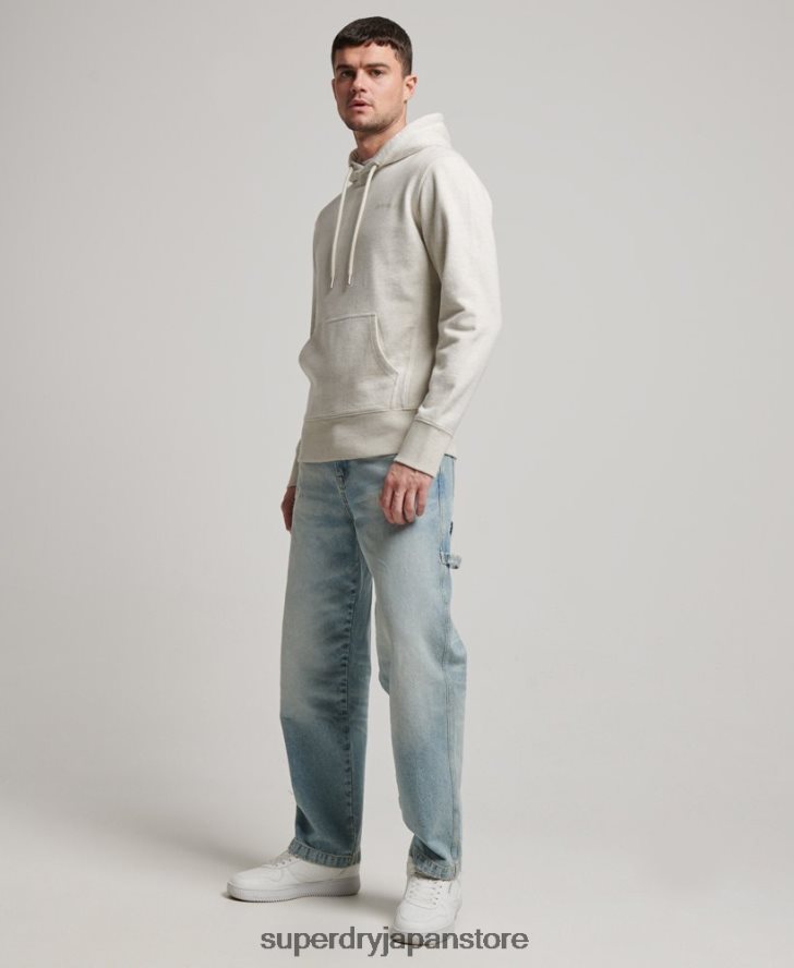 エッセンシャル オーバーダイ パーカー 男性 Superdry 衣類 ベージュ 2J62PZ574