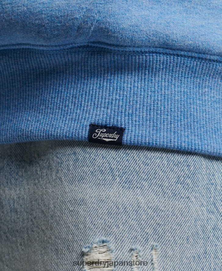 エッセンシャルボーグ裏地付きジップパーカー 女性 Superdry 衣類 青 2J62PZ5750