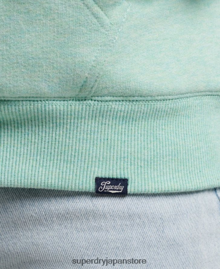 エッセンシャルボーグ裏地付きジップパーカー 女性 Superdry 衣類 緑 2J62PZ5757