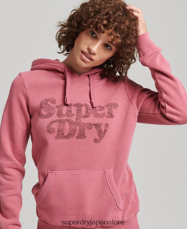 クーパークラシックパーカー 女性 Superdry 衣類 赤 2J62PZ5759