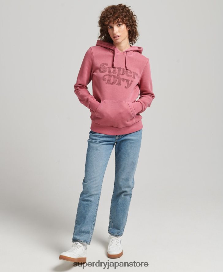 クーパークラシックパーカー 女性 Superdry 衣類 赤 2J62PZ5759