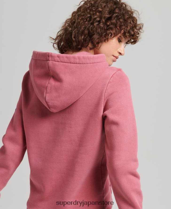 クーパークラシックパーカー 女性 Superdry 衣類 赤 2J62PZ5759