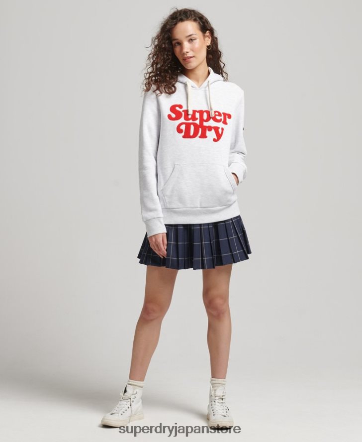 クーパークラシックパーカー 女性 Superdry 衣類 ライトグレー 2J62PZ5765