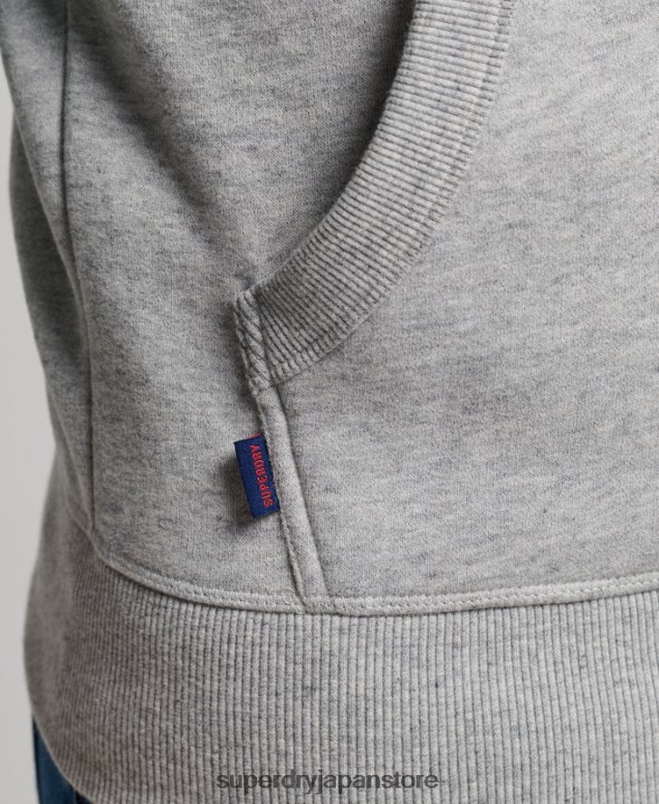 ヴィンテージロゴベースボールパーカー 男性 Superdry 衣類 緑 2J62PZ576