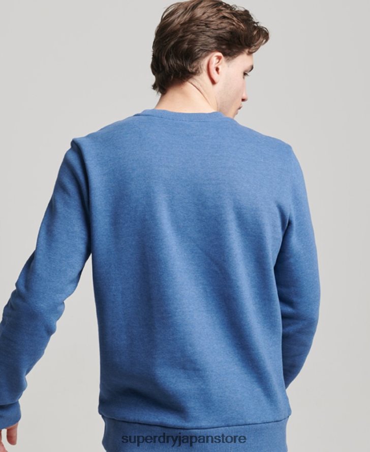ヴィンテージシャドウクルー 男性 Superdry 衣類 海軍 2J62PZ579