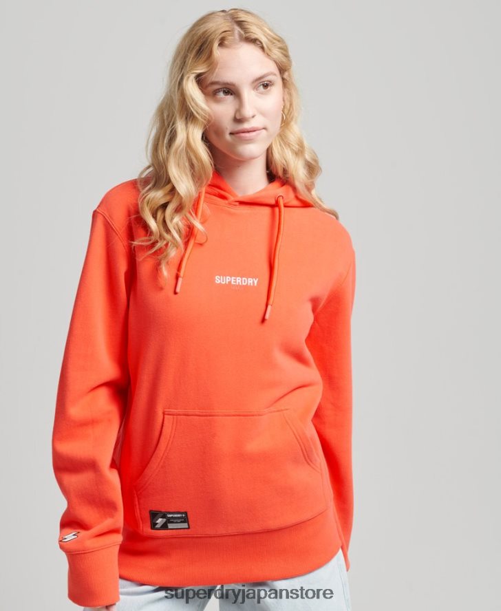 マイクロロゴパーカー 女性 Superdry 衣類 コーラル 2J62PZ5812