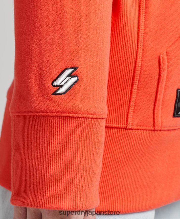 マイクロロゴパーカー 女性 Superdry 衣類 コーラル 2J62PZ5812