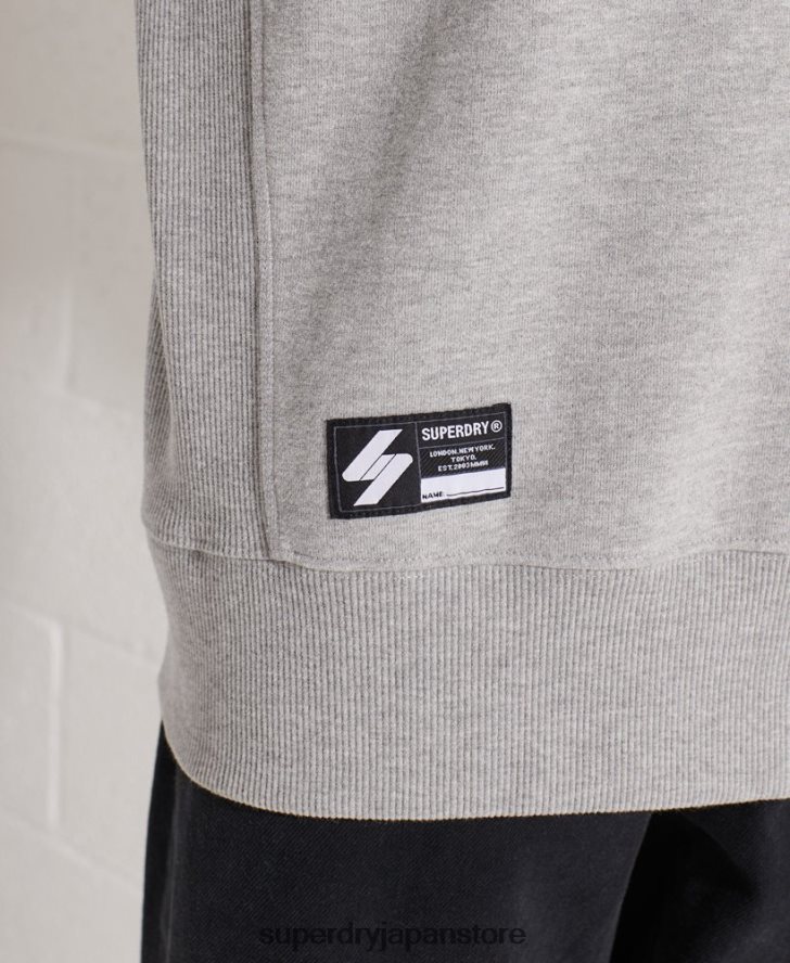 協力ロゴクルースウェットシャツ 女性 Superdry 衣類 グレー 2J62PZ5813