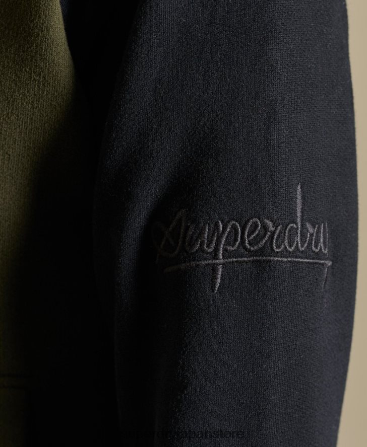 クロスラインジャージーボンバージャケット 女性 Superdry 衣類 緑 2J62PZ5827