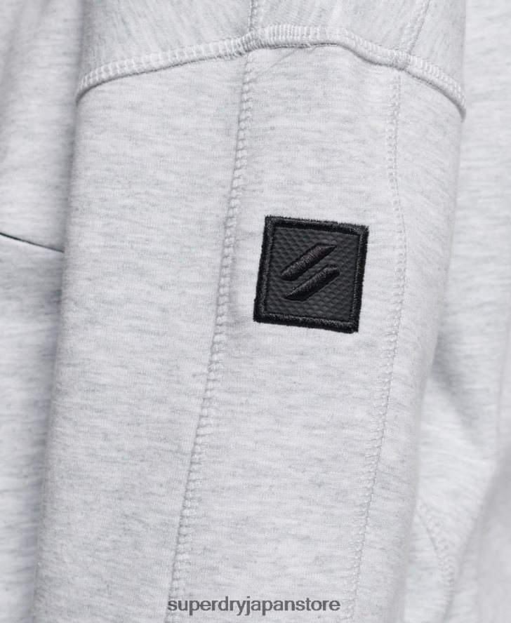 コードテックジップパーカー 女性 Superdry 衣類 グレー 2J62PZ5847