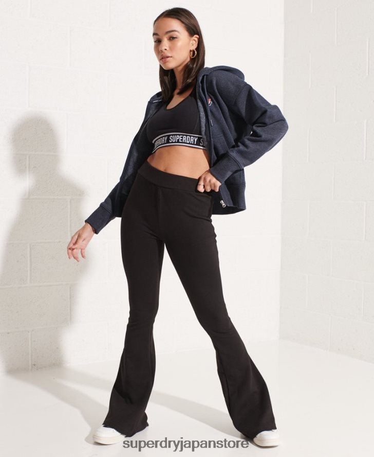 コードエッセンシャルジップパーカー 女性 Superdry 衣類 海軍 2J62PZ5848