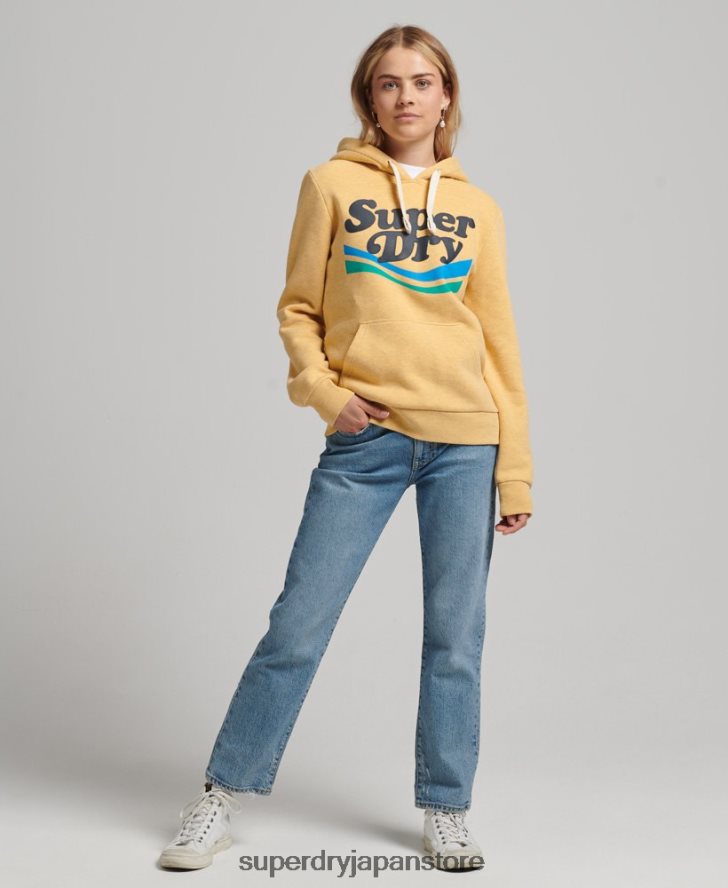 ヴィンテージクーパーノスタルジアパーカー 女性 Superdry 衣類 黄色 2J62PZ5867