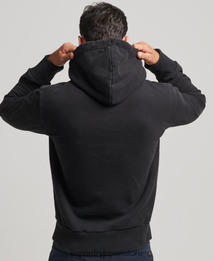 イントゥ・ザ・ウッズ グラフィック パーカー 男性 Superdry 衣類 濃い灰色 2J62PZ586
