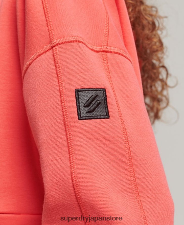 コードテックジップパーカー 女性 Superdry 衣類 コーラル 2J62PZ5888