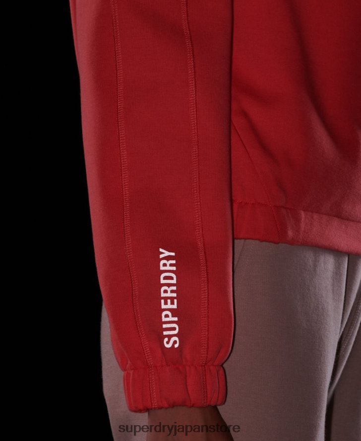 コードテックジップパーカー 女性 Superdry 衣類 コーラル 2J62PZ5888