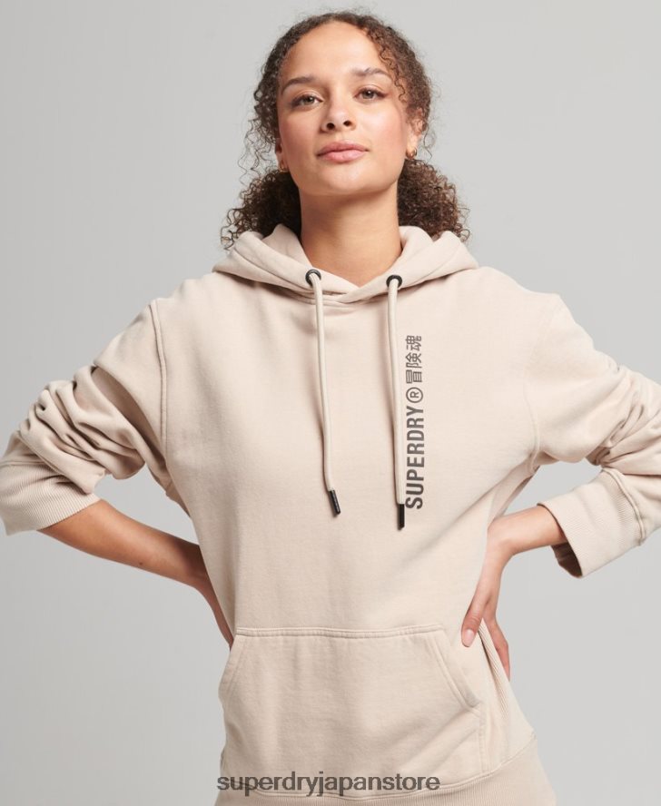 コードリニアルーズパーカー 女性 Superdry 衣類 ベージュ 2J62PZ5889