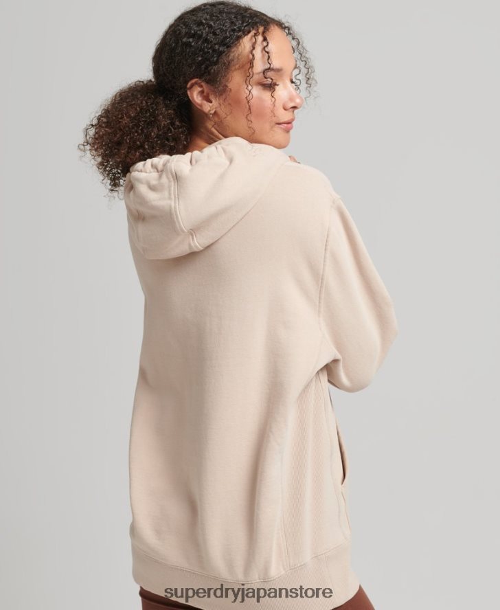 コードリニアルーズパーカー 女性 Superdry 衣類 ベージュ 2J62PZ5889