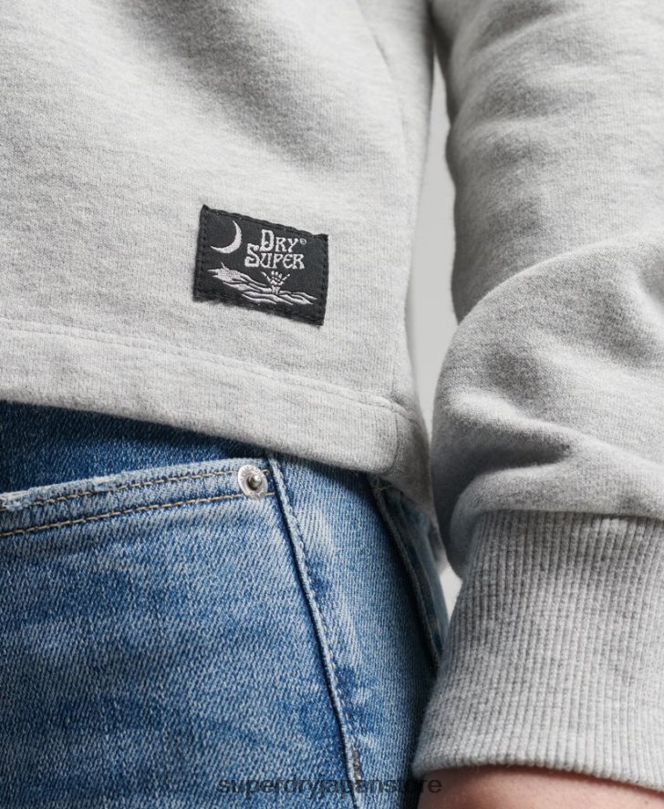ヴィンテージサーフランチェロパーカー 女性 Superdry 衣類 ライトグレー 2J62PZ5890