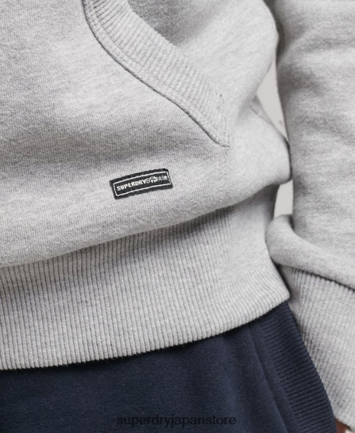 レインボーグラフィックロゴ パーカー 女性 Superdry 衣類 グレー 2J62PZ5892