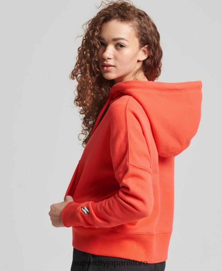 コードマイクロロゴパーカー 女性 Superdry 衣類 コーラル 2J62PZ5903