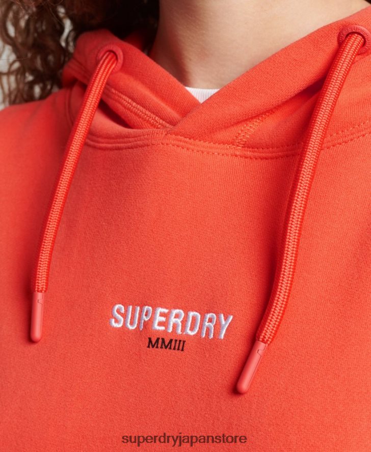 コードマイクロロゴパーカー 女性 Superdry 衣類 コーラル 2J62PZ5903