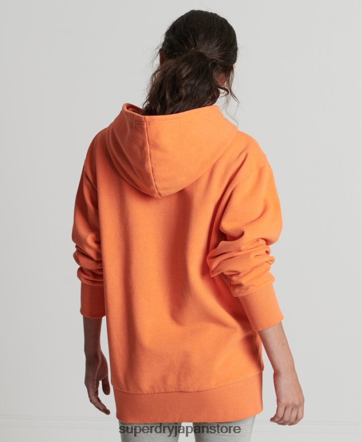 リサイクルシティパーカー 女性 Superdry 衣類 オレンジ 2J62PZ5905