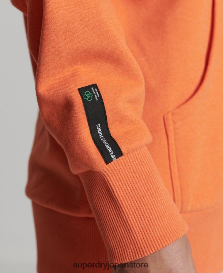 リサイクルシティパーカー 女性 Superdry 衣類 オレンジ 2J62PZ5905