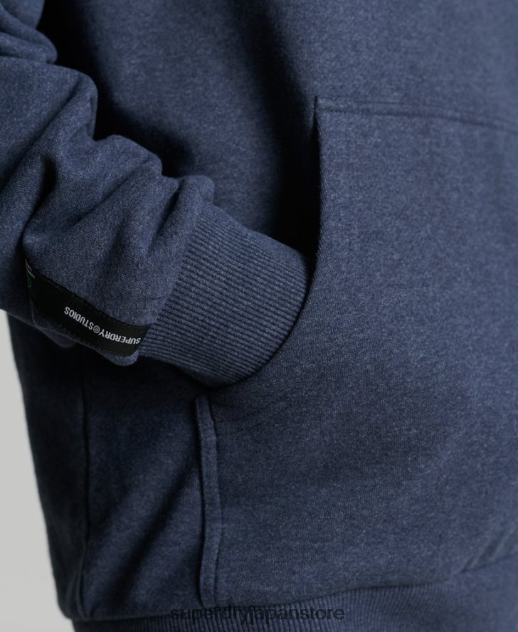 リサイクルシティパーカー 女性 Superdry 衣類 青 2J62PZ5906