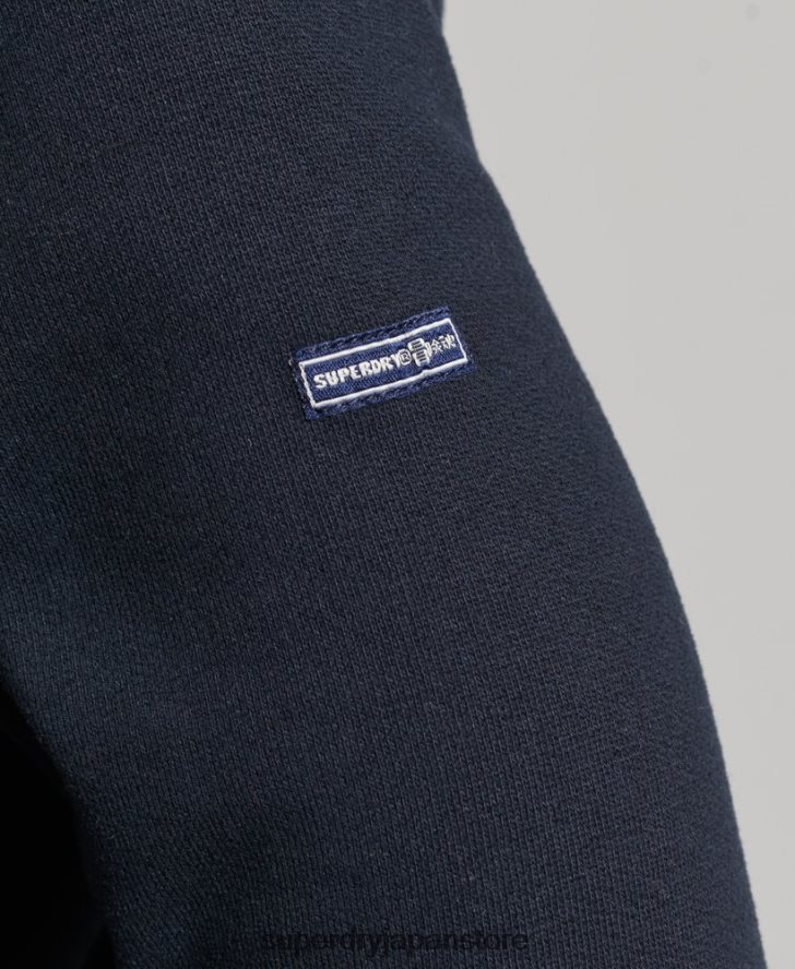 ヴィンテージクーパーノスタルジックジップパーカー 女性 Superdry 衣類 海軍 2J62PZ5936