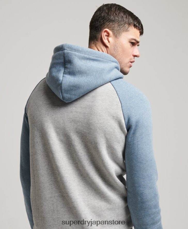 クーパークラスラグランパーカー 男性 Superdry 衣類 グレー 2J62PZ594