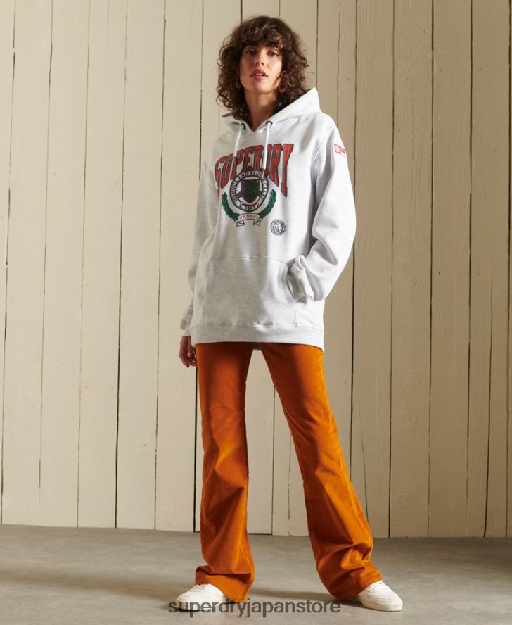 ボヘミアングラフィックアナパーカー 女性 Superdry 衣類 ライトグレー 2J62PZ5956